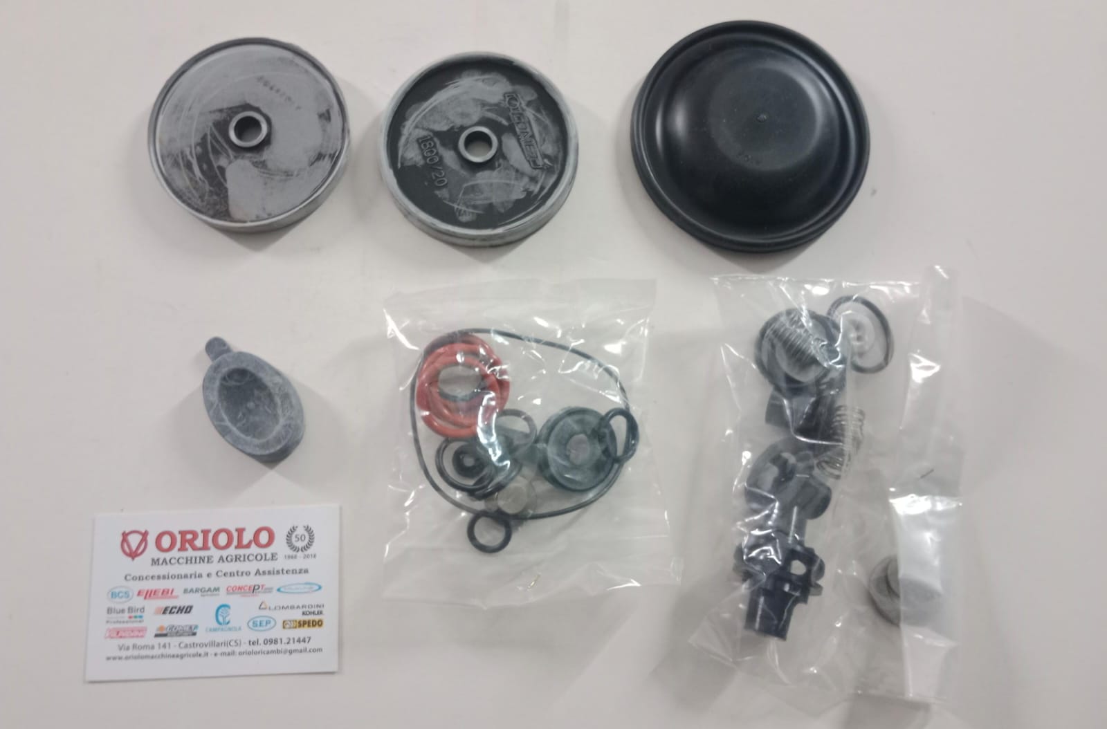 MEMBRANA KIT PER POMPA COMET MC 20